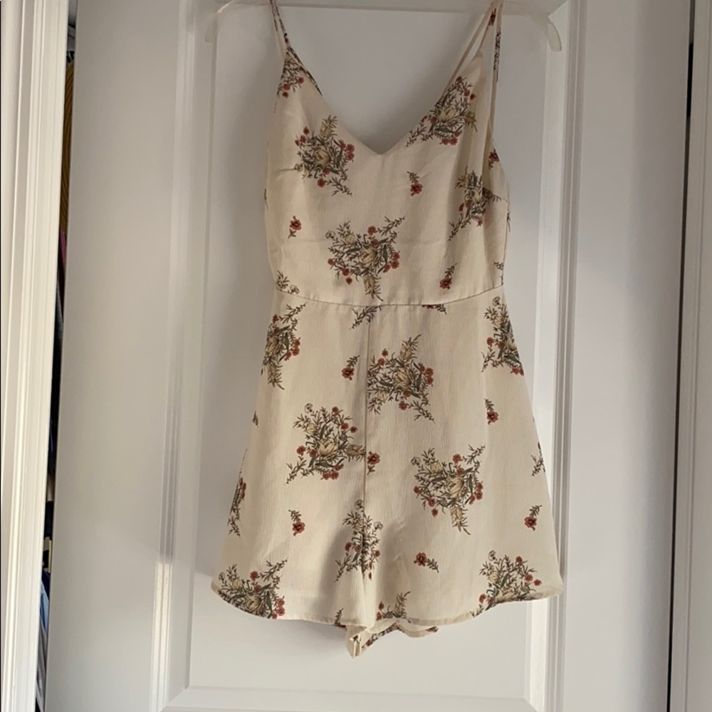 Lush floral romper